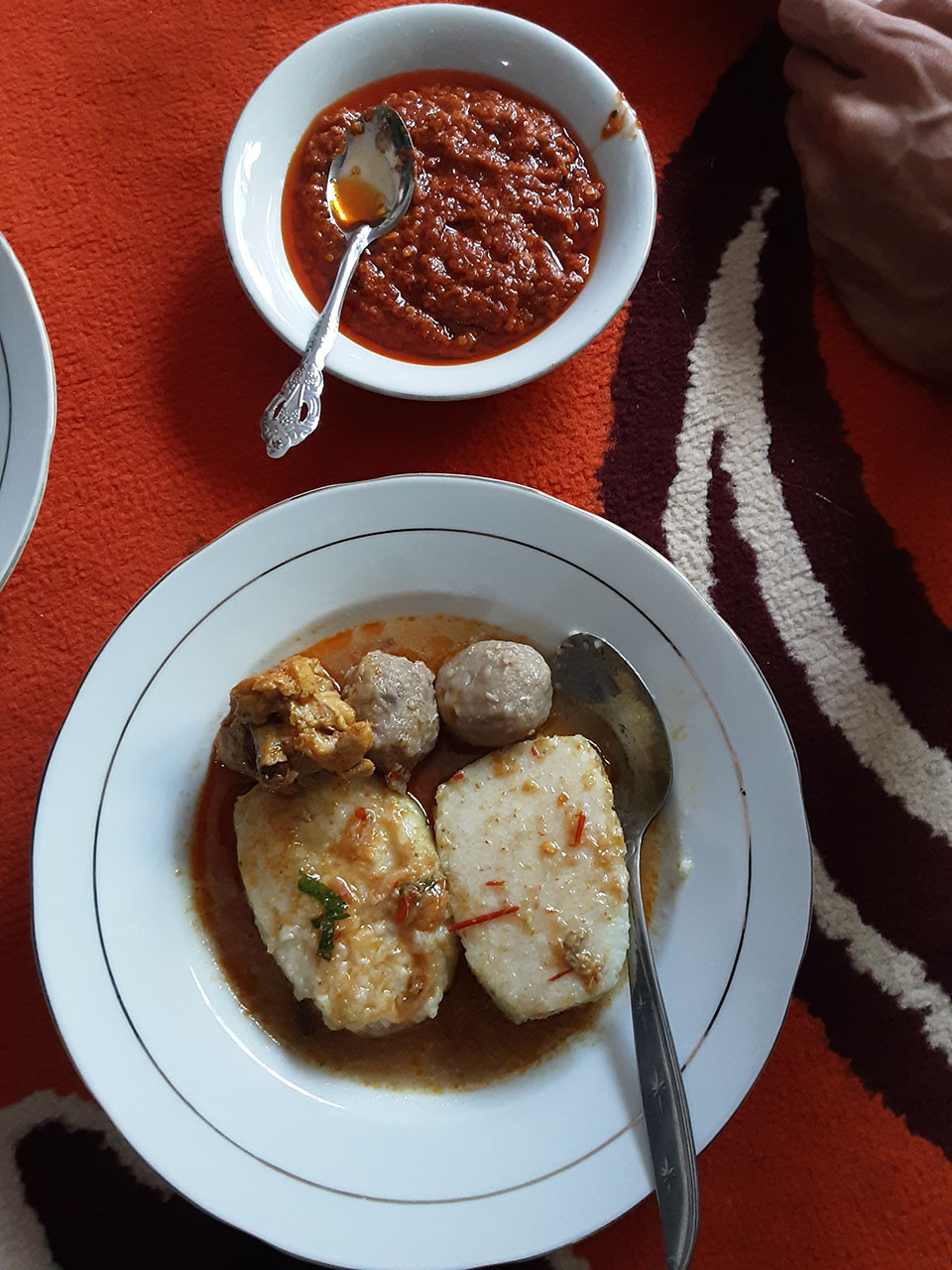 di rumah bu Ratna. Kombinasi pas